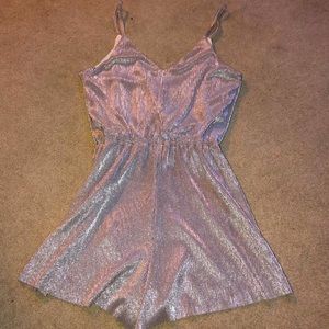 womens rose gold romper jumpsuit